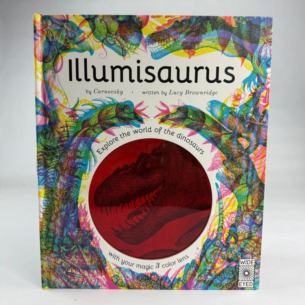 Illumisaurus Carnovsky‎ Lucy Brownridge Dinosaur Book with Magic 3 Color Lens